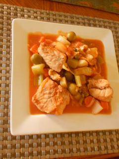 Una foto de Pescado blanco a la Vizcaína