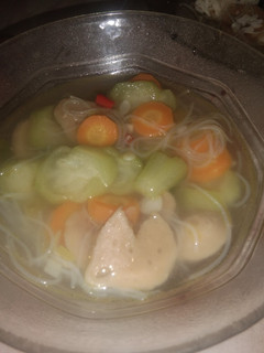 Foto resep Sayur oyong bihun bakso