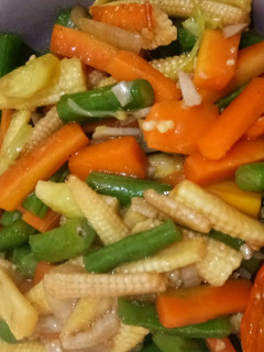 Foto resep Tumis Buncis, Wortel, Putren