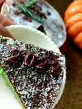 Bolo de espinafre com limão