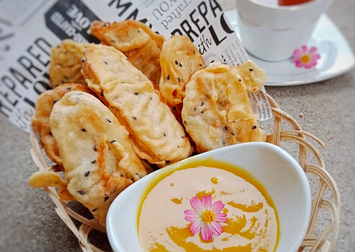 Pisang goreng gluten free