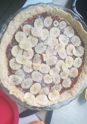 Una foto de Tarta de banana y dulce de leche 🥰