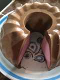 Gelatina flotante choco-fresa