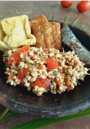 Foto resep Sambal kecambah mentah