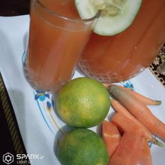 A picture of Caro-Papaya juice.