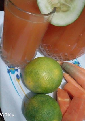 A picture of Caro-Papaya juice.