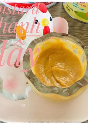 Hình của món Custard chanh dây.