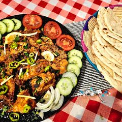 Lahori Tawa chicken A picture of Lahori Tawa chicken.