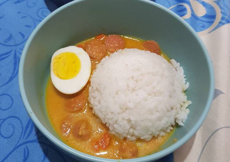 Nasi Kari ala komik jepang