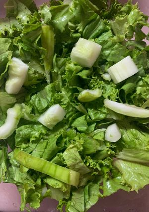 Una foto de Ensalada verde