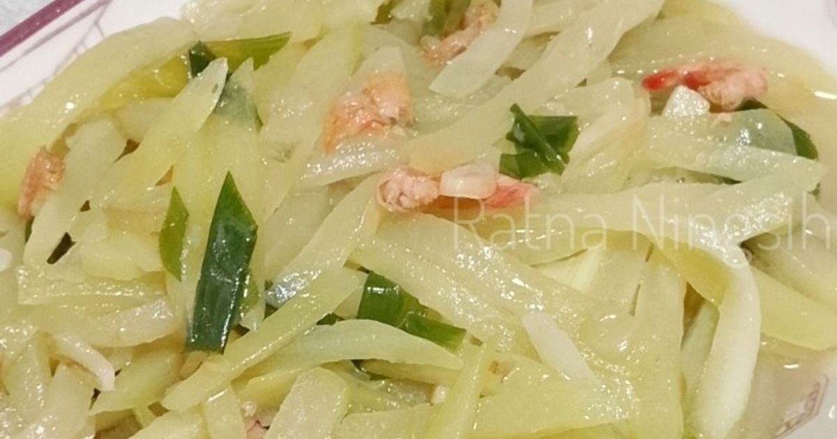 Tumis Labu Siam Ebi