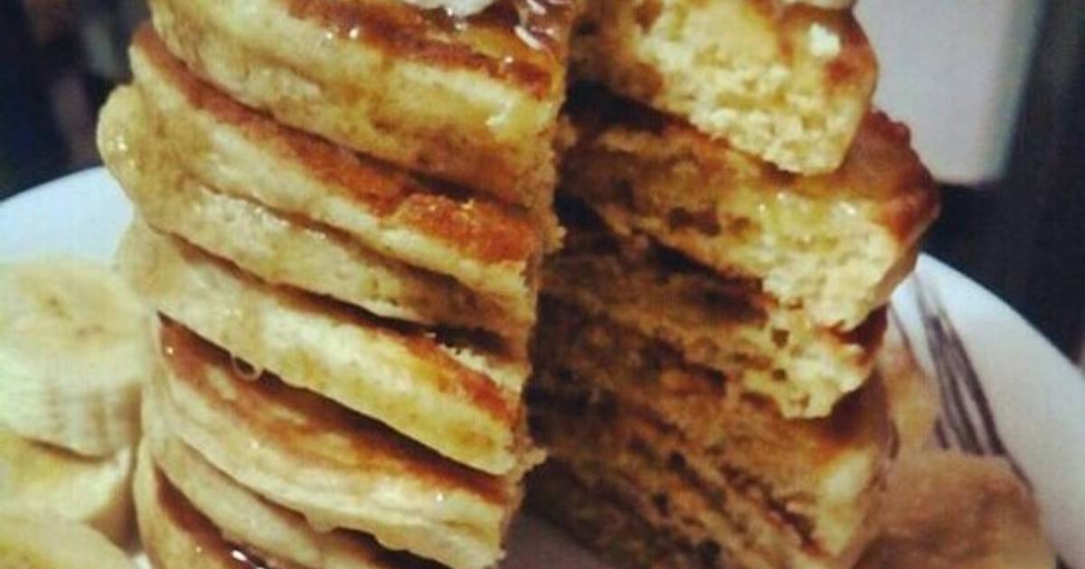 Hotcakes de proteína Receta de Come Bien, Vive Bien - Cookpad