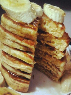 Una foto de Hotcakes de proteína