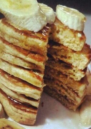 Una foto de Hotcakes de proteína