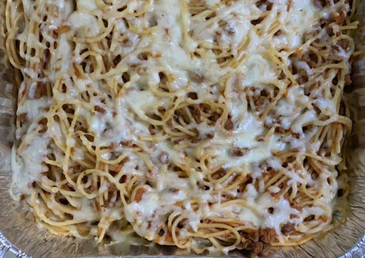 Easiest Way to Prepare Super Quick Homemade Spaghetti with Mozzarella