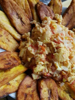 A picture of Fried Plantain & Omelette Feast.