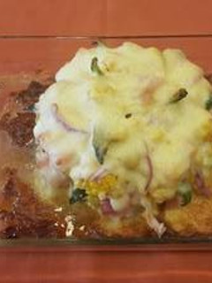 Una foto de Coliflor gratinada