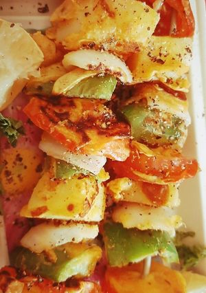 A picture of Dry Paneer Tikka.