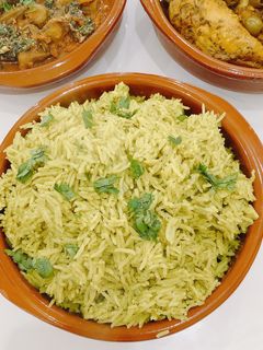 صورة لوصفة الرز الأخضر