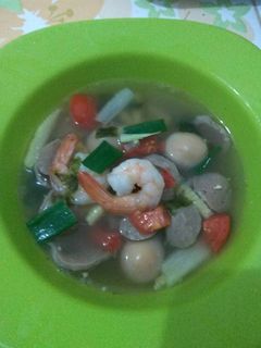 Foto resep Sup rumput laut