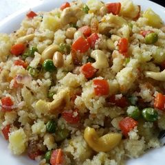 A picture of Suji pulao.