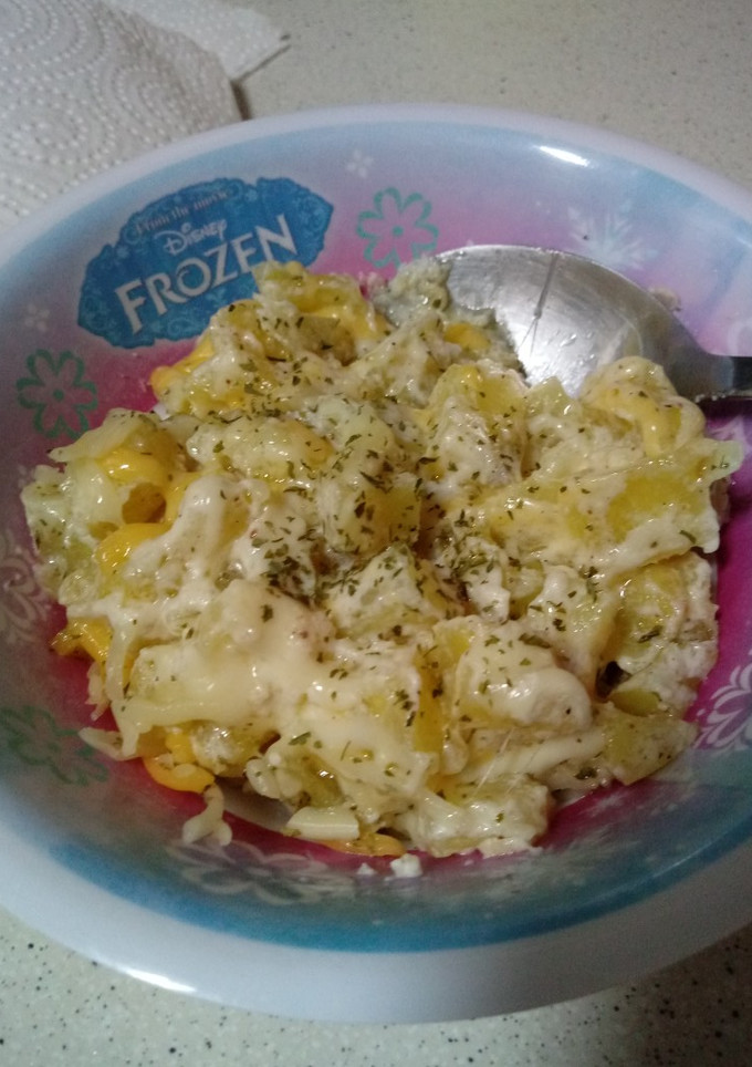 Una foto de Patatas al queso