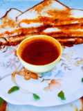 Tasty crispy schezwan chutney sandwich