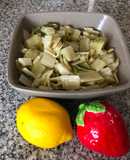 Ensalada de tallos de acelga