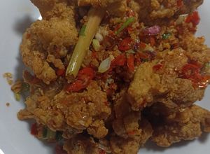 Foto resep Ayam Goreng Tepung Masak Cabe Garam