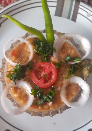 A picture of Yellow peas curry or Manipuri style Mangal Ooti.