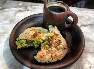 Una foto de Arepa con chía
