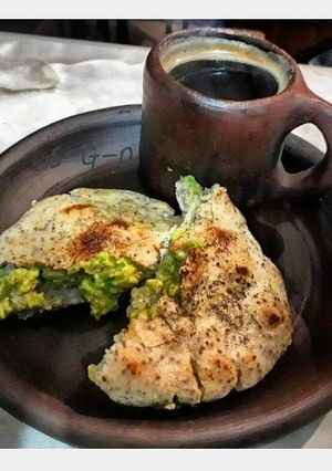 Una foto de Arepa con chía