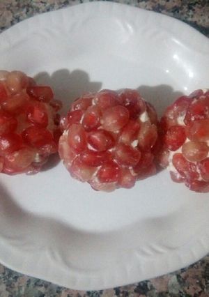 Une photo de Boules de fromage au grenade