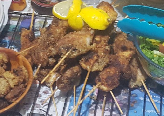 How to Make Super Quick Homemade Coated fried chicken..crispy