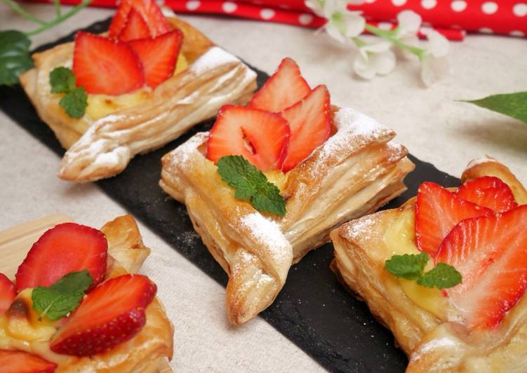 Strawberry Danish Pastry