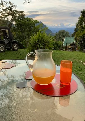 Una foto de Jugo de maracuyá