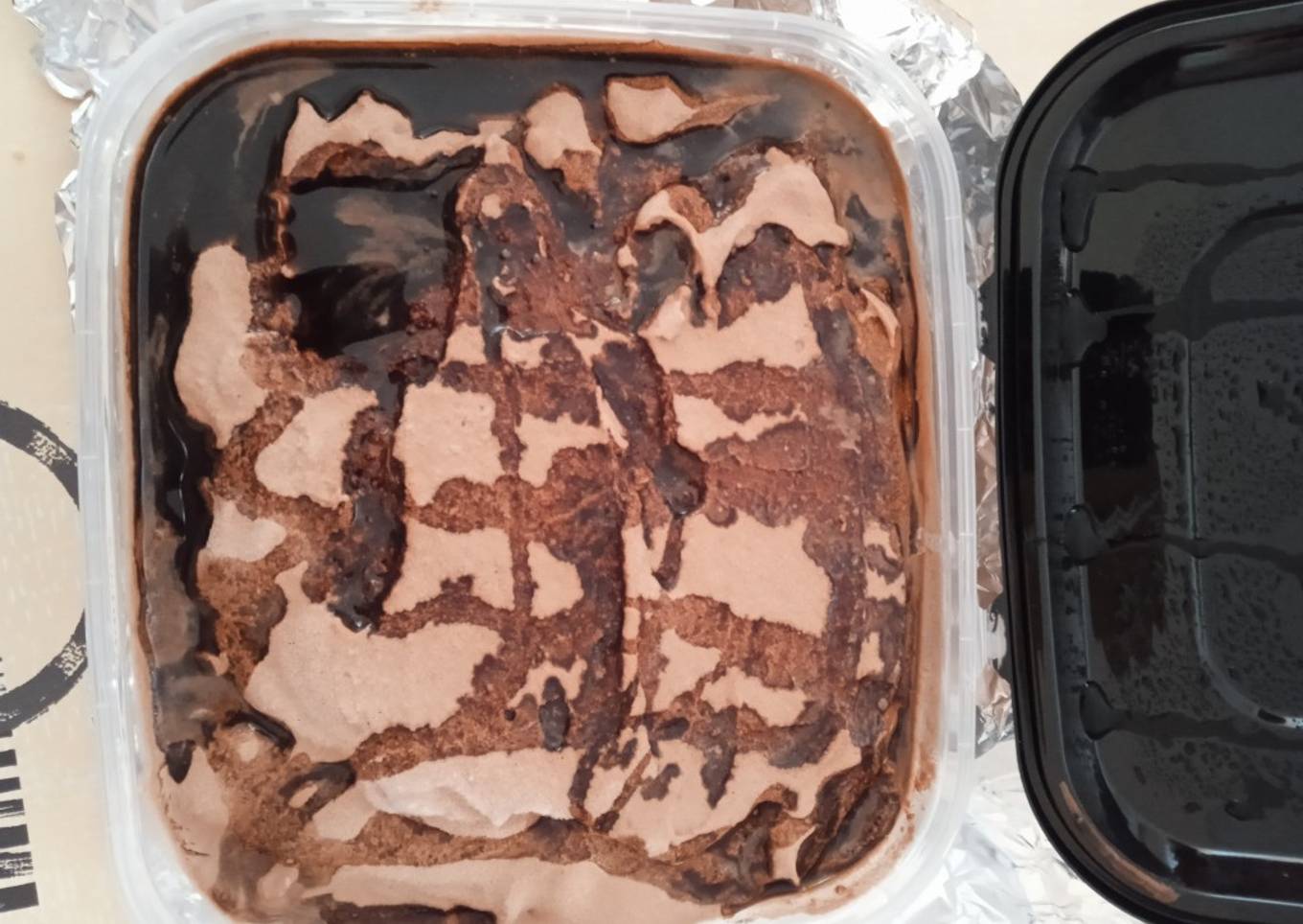 Helado fit de proteína y cacao 0%