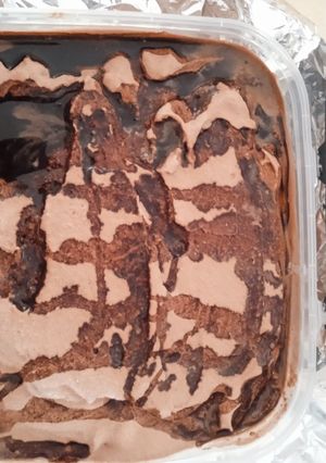 Una foto de Helado fit de proteína y cacao 0%