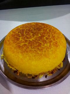 عکسی از دستور ته چین مرغ