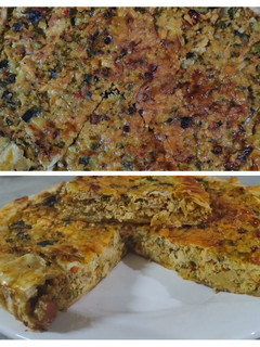 Una foto de 16/6📅Tarta De Verduras Y Pollo 🫑🧅🍗🥚