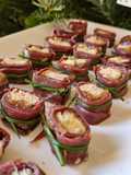 Petites bouchées de magrets de canard séché et Foie Gras