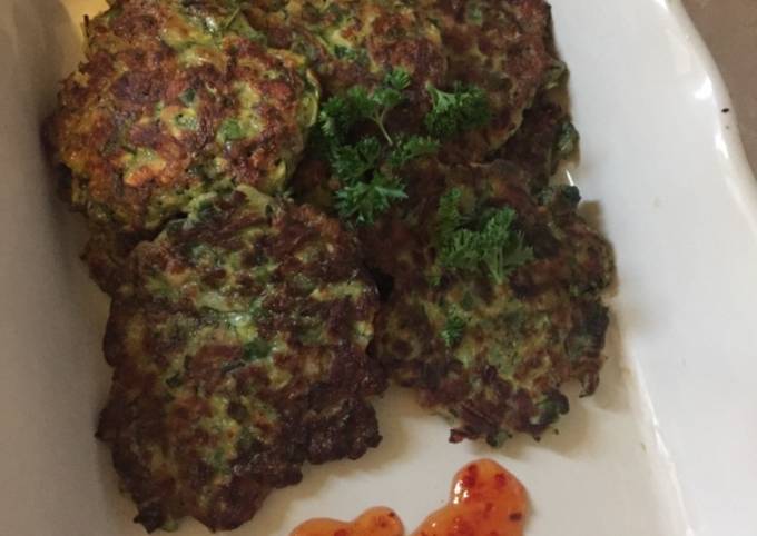 Baby marrow, mushroom and spinach patty Recipe by Lindo the foodie