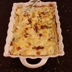 A picture of Cauliflower "Mac" and Cheese.