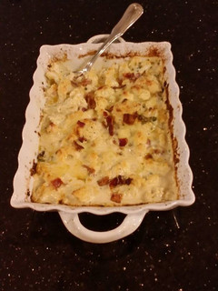 A picture of Cauliflower "Mac" and Cheese.