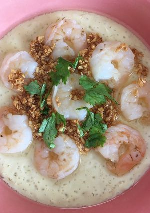 รูปของ ไข่ตุ๋น กับ กุ้ง