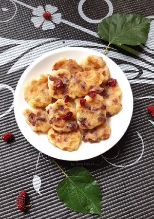 รูปของ กล้วยจี่(Cranberry Banana Dollar Pancake) #ปาร์ตี้ของว่าง