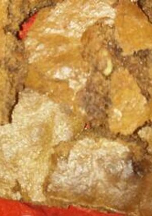 Una foto de Brownie con nuez