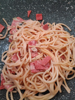 Foto resep Spaghetti carbonara resep adik ipar