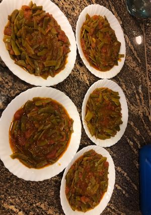 صورة لوصفة لوبيا بزيت