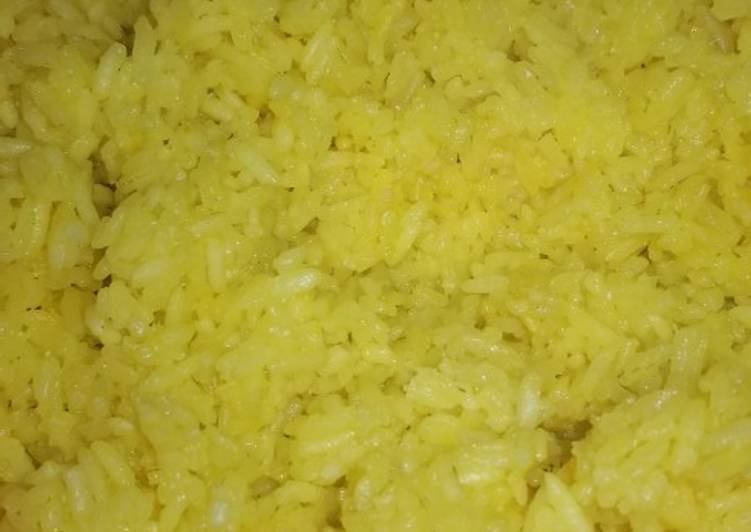 Nasi kuning ricecooker simple